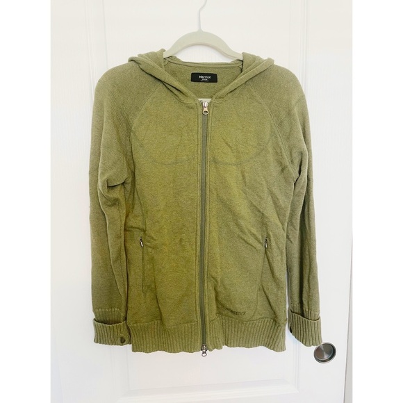 Marmot front zip hooded sweatshirt - Picture 1 of 6